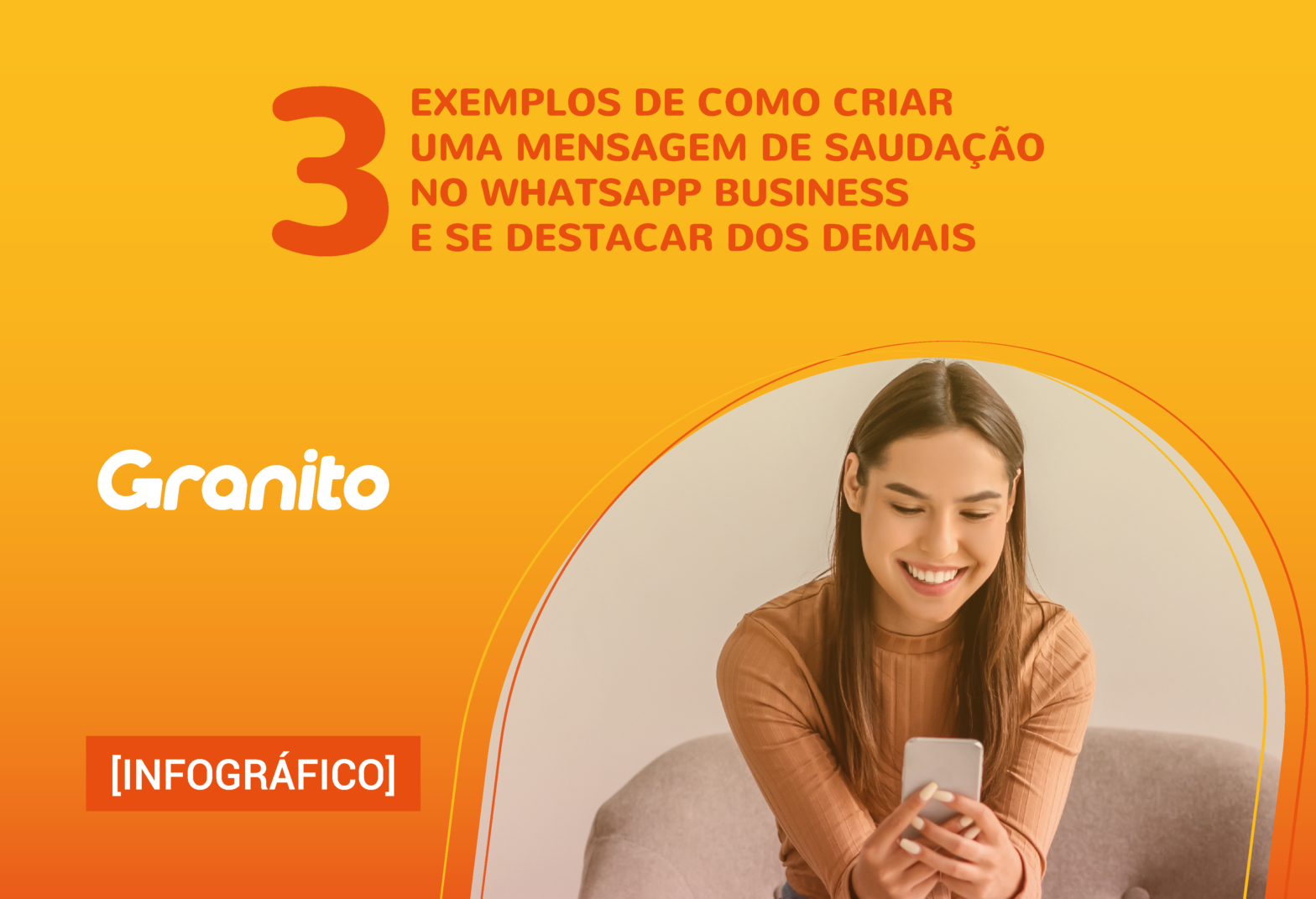 mensagem de saudação para whatsapp business